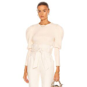 Jonathan Simkhai Levy Ribbed Puff Shoulder Sweater